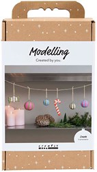 Creativ Company coffret créatif modelage figurines de Noël papier mâché décoration
