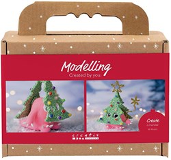 Creativ Company kit de modelage monstre sapin de Noël - coffret créatif enfants