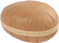 Creativ Company œufs à décorer en papier mâché marron 12 cm 2 pièces-3