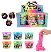 Toi-Toys 12 pot rekbaar fluffy cotton zand 35250Z
