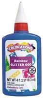 Colorations Glitzerkleber Bastelset - 6 Regenbogenfarben 118ml