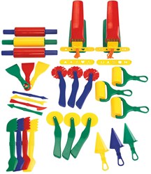 Colorations Knetset - Mega Knetwerkzeuge 28-teilig für Kinder