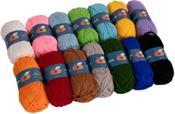 Colorations - Acrylgaren Set 4 mm - 14 Kleuren