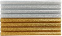 Colorations Glitzer Klebesticks Basteln 8 Stück Gold Silber