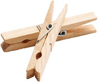Colorations Holz Bastel Wäscheklammern 48 Stück für kreativen Spaß-3