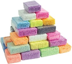 Colorations - Modelleer Foam Kralenklei - Set van 36