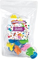 Colorations Tierstempel Bastelset - 12 Stück - kreatives Spielzeug