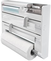 Leifheit Küchenrollenhalter Parat Plus Wandmodell - multifunktionaler Folienhalter-3