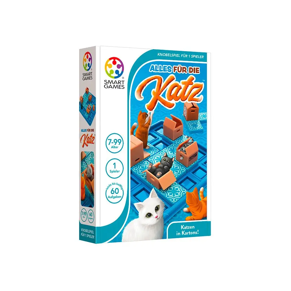 Smart Games Katzen Puzzle Spiel - Logikspiel für Kinder und Erwachsene