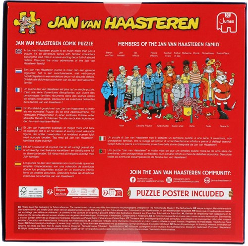 Jumbo Puzzle Jan van Haasteren Hundesport 1000 Teile Cartoon-3