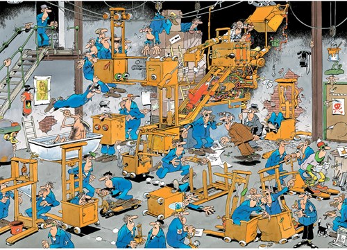 Jumbo Puzzle Jan van Haasteren Oldtimer 1000 Teile Cartoon-2