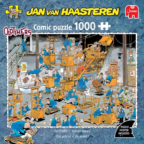 Jumbo Puzzle Jan van Haasteren Oldtimer 1000 Teile Cartoon-3