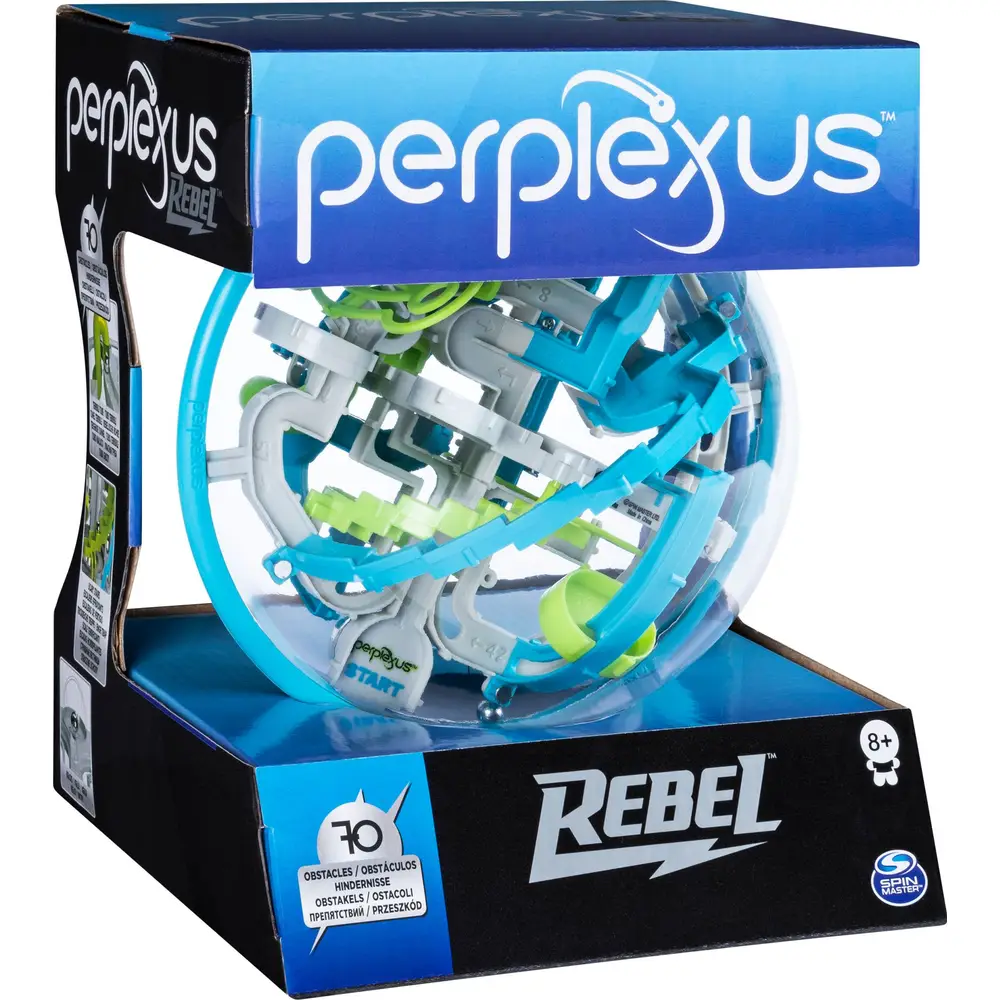 Spin Master Gehirntrainer Perplexus Rebel 3D-Labyrinthspiel 70 Hindernisse