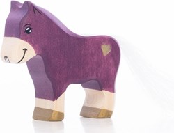 Lilu jouet poulain licorne en bois - violet - bois FSC - magique