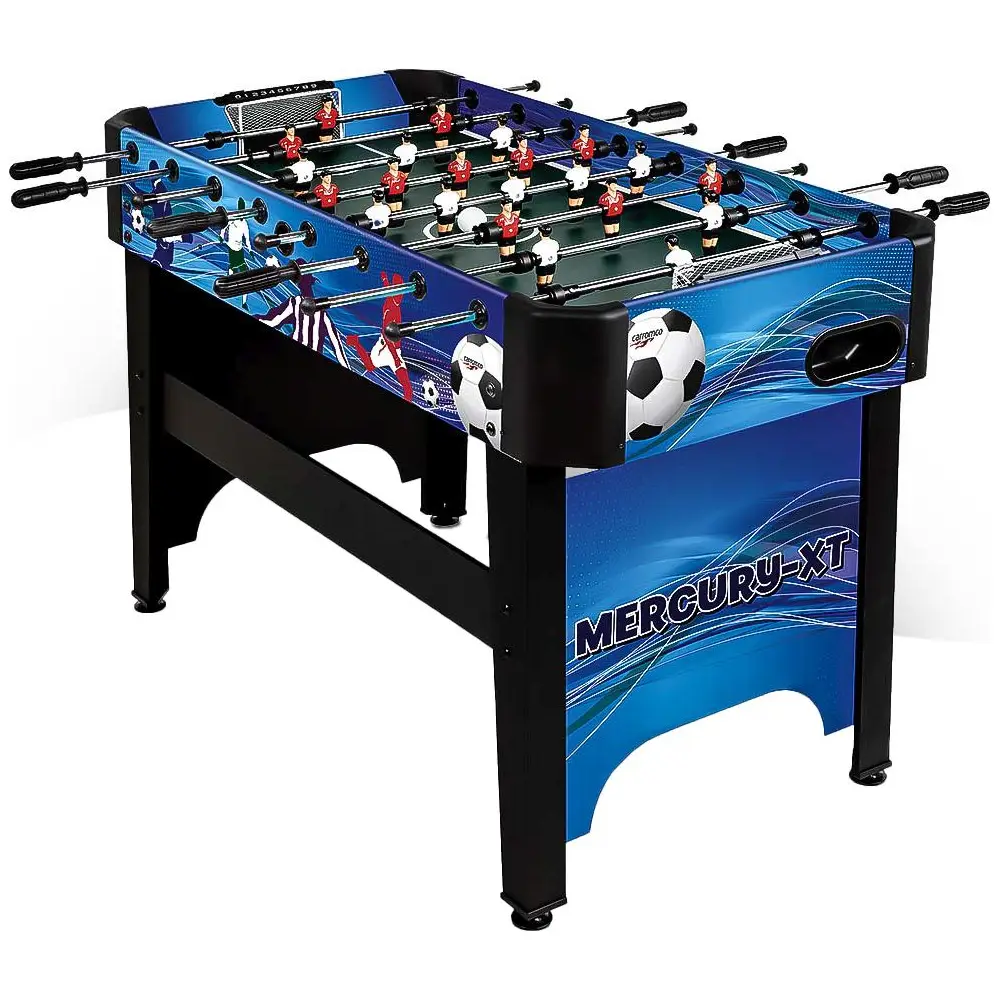 Carromco Tischkicker Mercury-XT - Fußballspiel für Kinder und Erwachsene