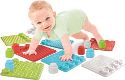 Clementoni Baby Clemmy - Tapis sensoriel tapis de jeu avec blocs à empiler