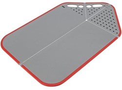 Westmark Schneidebrett Kunststoff 3-in-1 Küchenzubehör mit Sieb