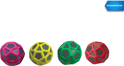 Gametime balle rebondissante jouet 7cm - super balle rebond