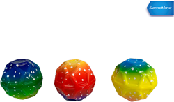 Gametime Regenbogen-Bounceball Spielzeug 7cm farbenfroher Hüpfspaß