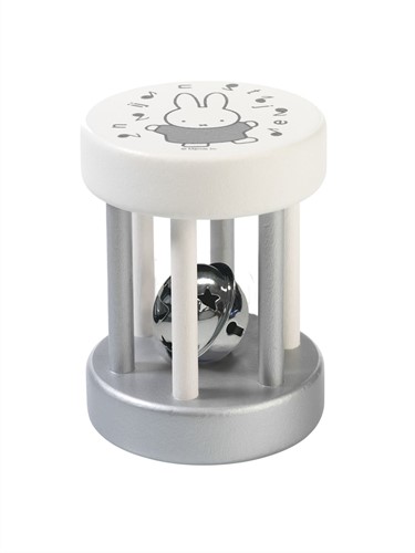 Bambolino Toys Nijntje rammelaar zilver. 0+-3