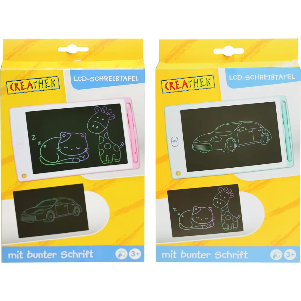 CR LCD Schreibtafel, 2-fach sortiert