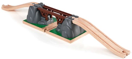 Brio Spielzeug Einsturzbrücke - Holzeisenbahn Zubehör 33391-3