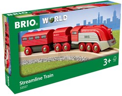 Brio train grande vitesse jouet train rouge et argent - 33557