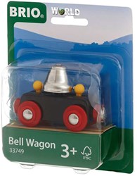 Brio Zug Glockenwagen - 33749 - Holzwagen mit Glocke für Eisenbahn