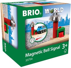 Brio Magnetisches Glockensignal - Spielzeug Eisenbahn Zubehör rot