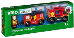 BRIO Camion de pompier son et lumière - 33811