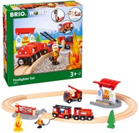 Brio Feuerwehr-Spielzeugzugset - Feuerwehr-Thema für Kinder-2