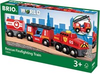Brio Feuerwehr Spielzeugzug - Feuerwehrzug 33844