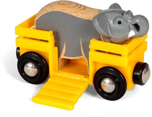 Brio Elephant and Wagon-3