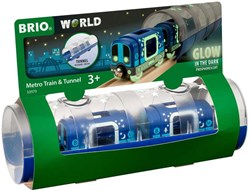 Brio Metro Spielzeugzug mit Tunnel - Glow in the dark - 33970