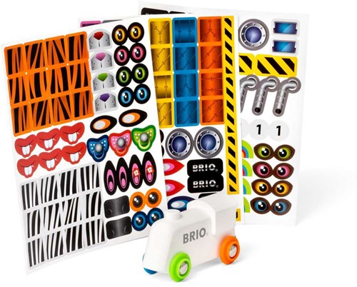 Brio Sticker Zug - Holzspielzeugzug mit Stickern für Kinder-2