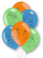 Ballonnen Bluey, 6st.-3