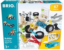 Brio Builder Pullback Motor Bauset - 67-teiliges Konstruktionsspielzeug