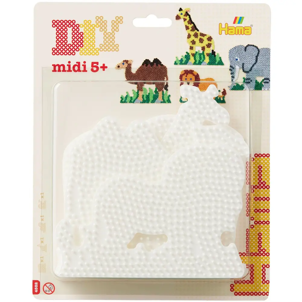 Hama set animaux perles à repasser - plaques pour enfants, 4 pièces
