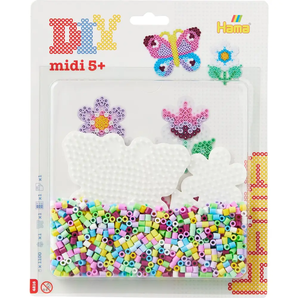 Hama perles à repasser papillon - 1100 perles - jouet créatif