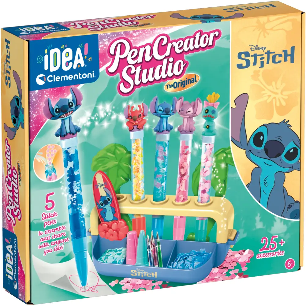 Clementoni Geschicklichkeitsspiel Stitch kreative Spielset für Kinder