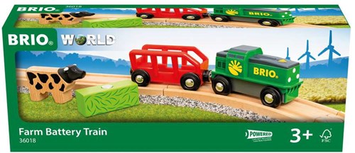Brio Farm Battery Train