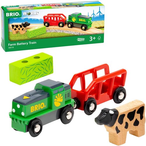 Brio Farm Battery Train-2