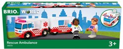 Brio Spielzeug Rettungswagen - Rescue Ambulance - buntes Einsatzfahrzeug