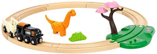 Brio jouet train dinosaure - circuit en bois avec dinosaures-3
