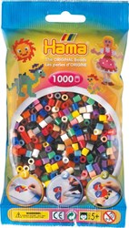Hama perles à repasser mix - 1000 perles colorées pour enfants créatifs