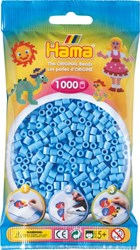 Hama perles à repasser bleu pastel - 1000 pièces set créatif