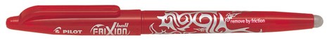 Pilot 12 pilot frixion rollerball rood