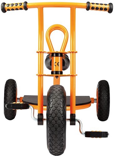 Top Trike Dreirad Taxi gelb mit Schiebestange und Stauraum-3