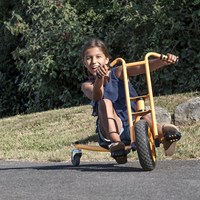 Top Trike Drift Trike Fahrrad schwarz orange für Kinder und sportliches Spielen
