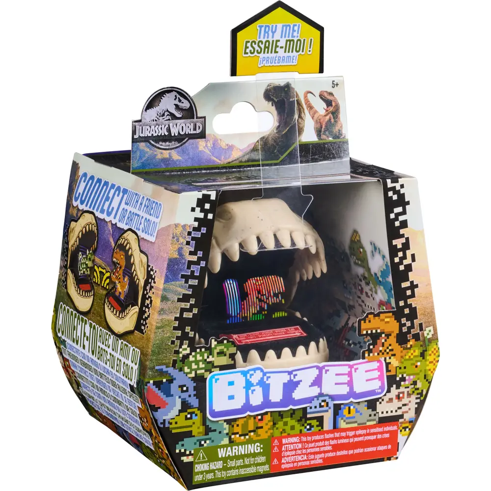 Spin Master interaktives Jurassic World Dinosaurier Spielzeug Bitzee mit 25 Dinosauriern